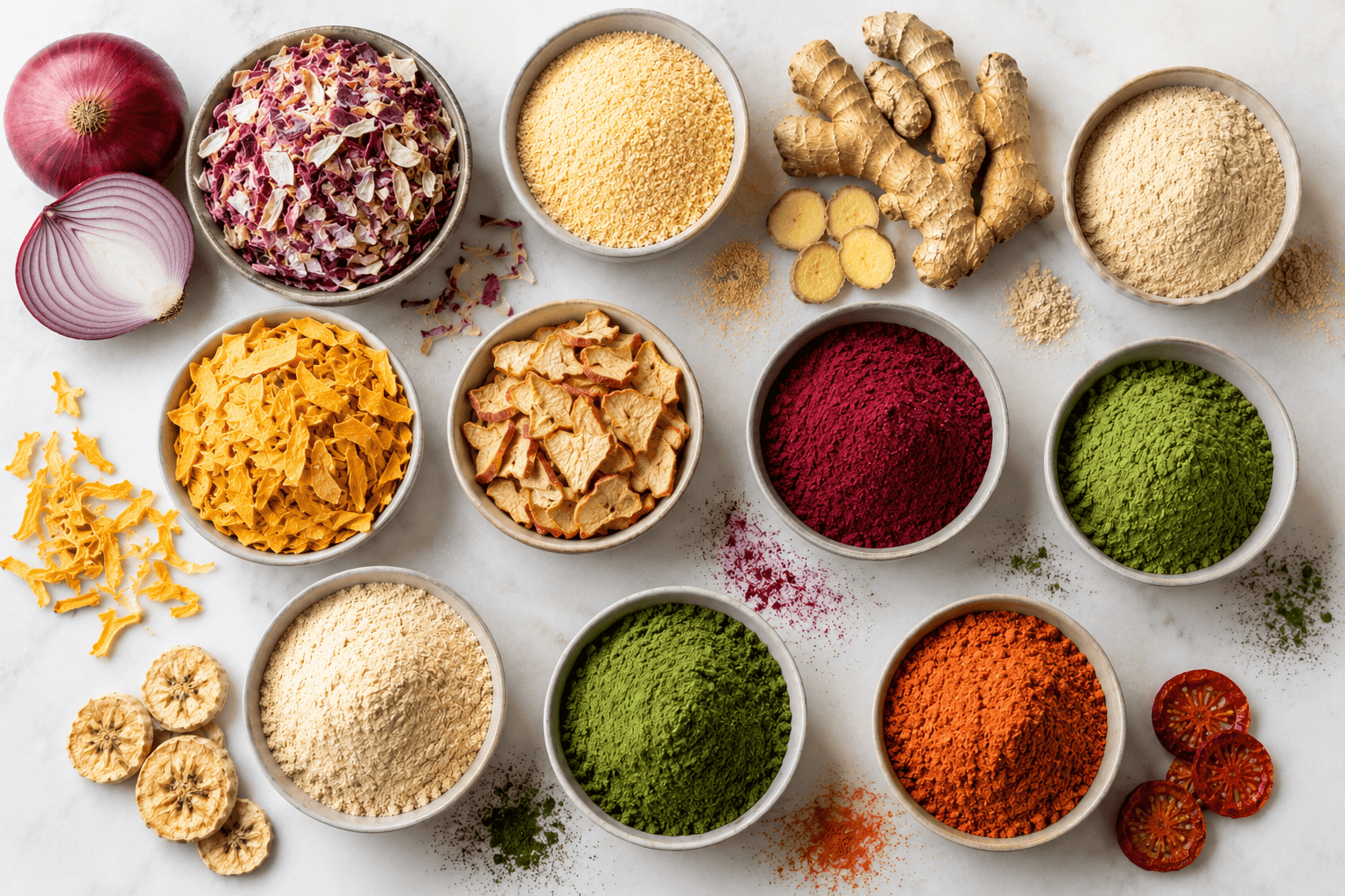 Dehydrated Vegetables & Fruits